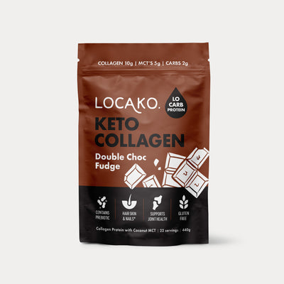 Keto Collagen Double Choc Fudge - Locako