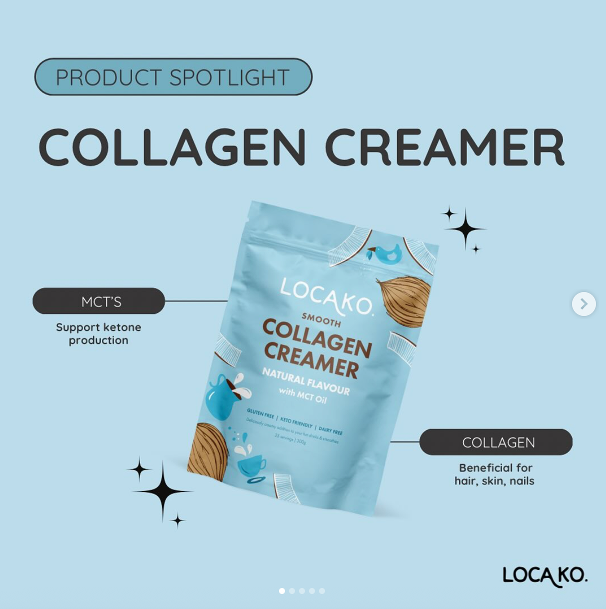 Collagen Creamer - Natural - Locako
