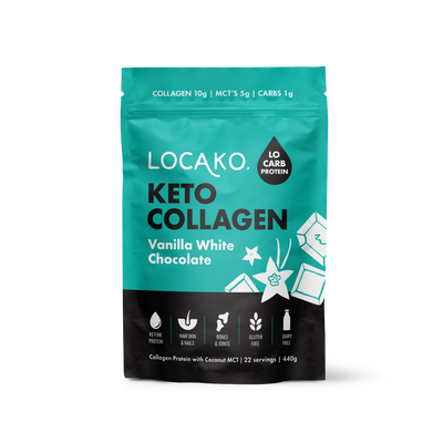 Keto Collagen Vanilla White Chocolate