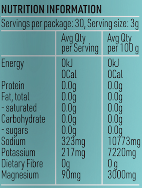 Low Carb Electrolytes - Natural