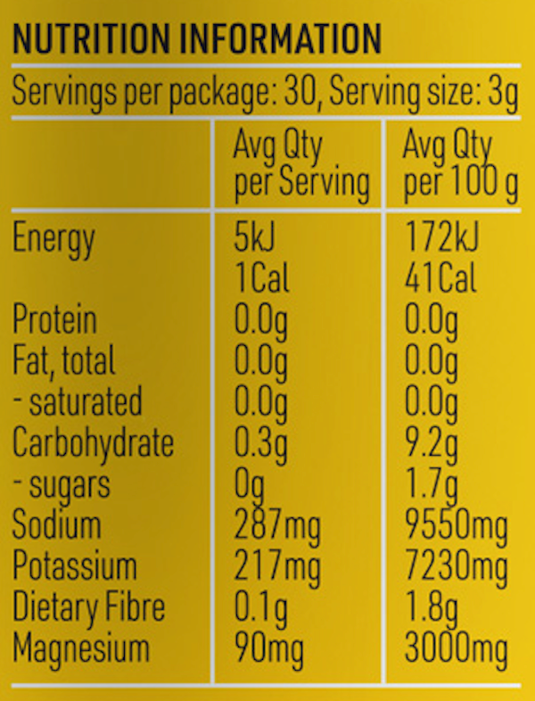 Low Carb Electrolytes - Lemonade - Locako