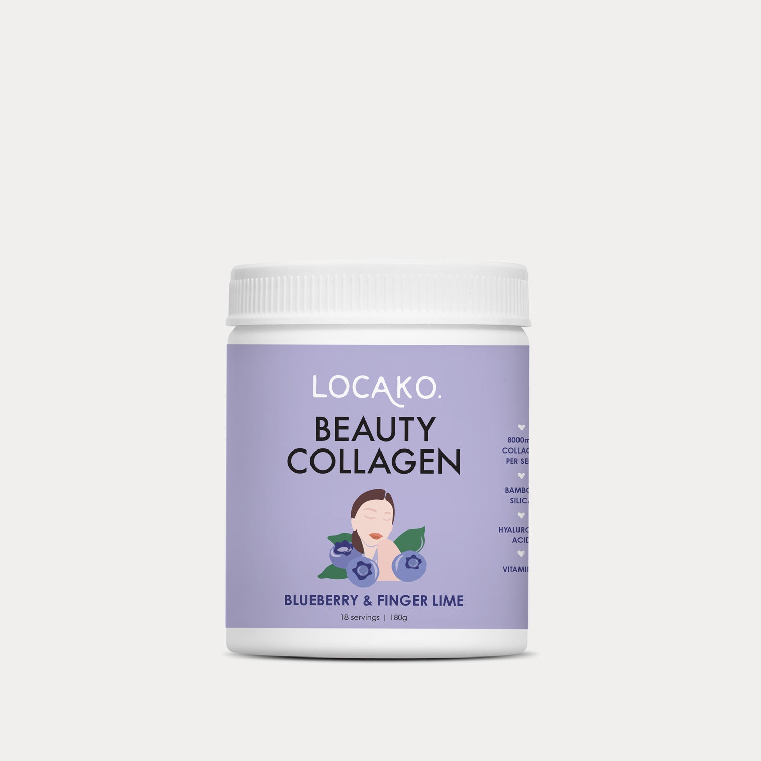 Locako Beauty Collagen - Blueberry and Finger Lime - Locako