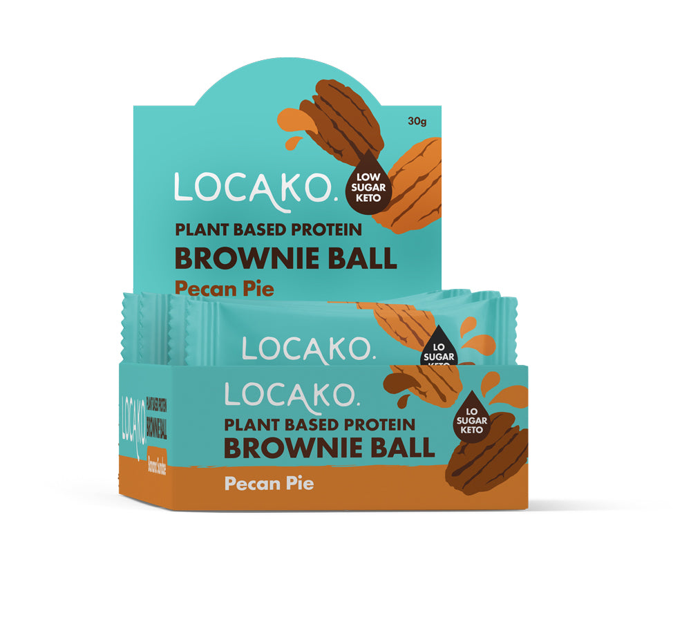 Pecan Pie Plant Based Protein Brownie Ball - Locako